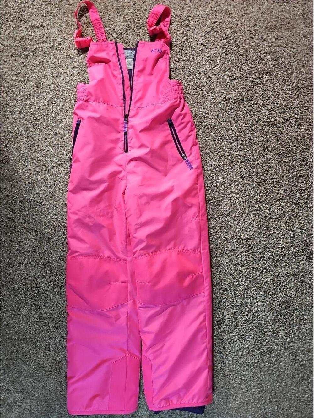CG Champion Pink Bib Snowpants XL(14-16)